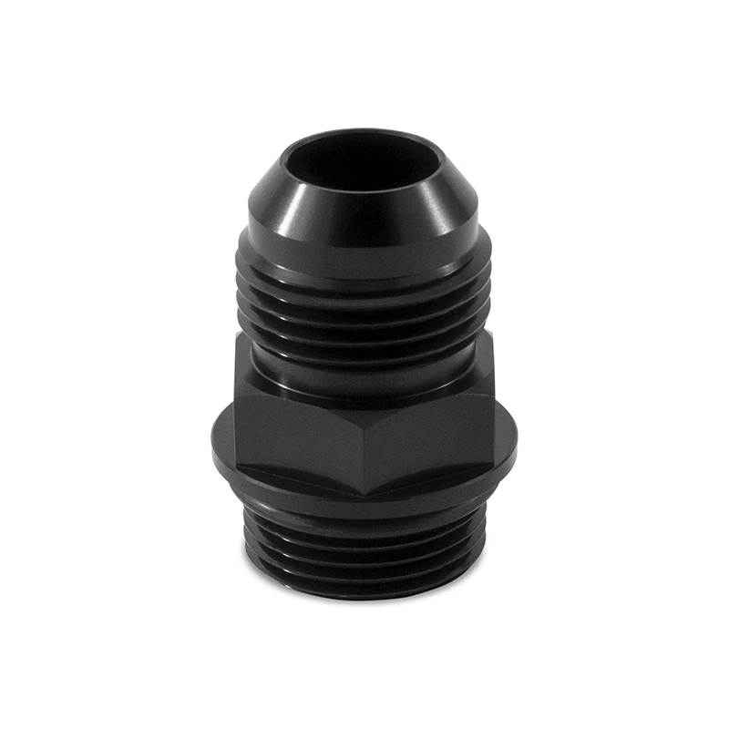Mishimoto M27 x 2,0 auf -12AN Aluminium-Fitting - Schwarz