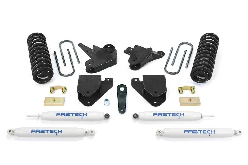 Fabtech 05-07 Ford F250 2WD V10 & Diesel 6-Zoll-Basis-System mit Performance-Stoßdämpfern