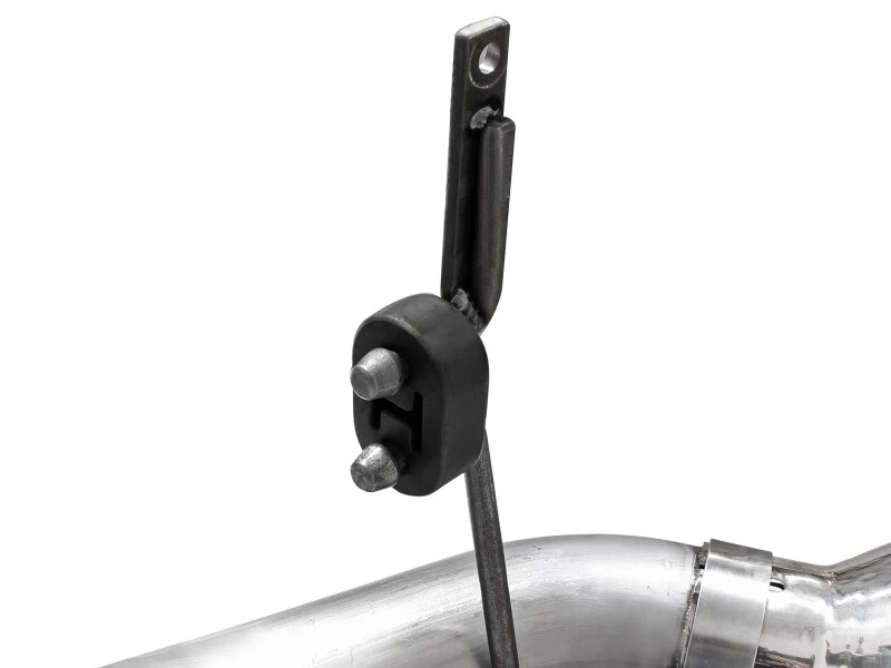 aFe Large Bore-HD 4 Zoll 409 Edelstahl DPF-Back Auspuff mit polierten Endrohren 15-16 Ford Diesel Truck