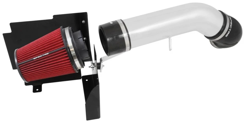 Spectre 99-07 GM LKW V8-4.8/5.3/6.0L F/I Luftansaugs-Kit - Klar eloxiert mit rotem Filter