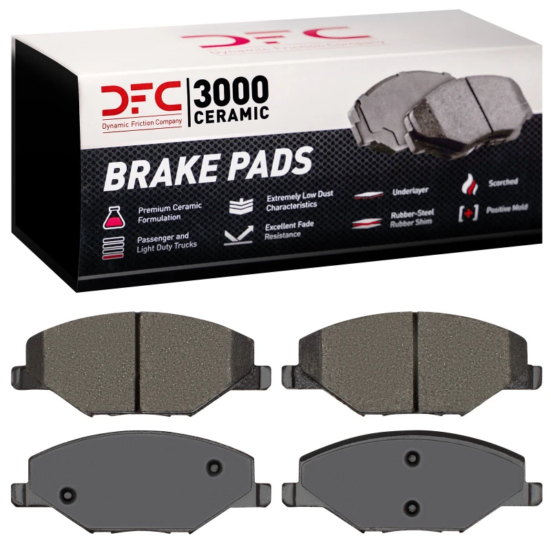 DFC 14-18 Volkswagen Polo (Mexico) Front 3000 Ceramic Brake Pads