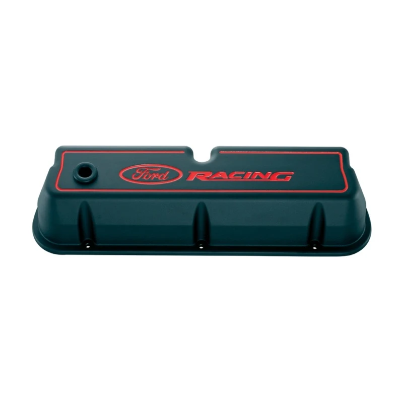 Ford Racing Logo Guss-Schwarz Ventildeckel