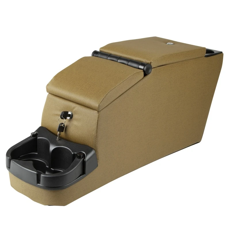 Rampage Deluxe Locking Center Console for 1976-1983 Jeep CJ5 - Spice