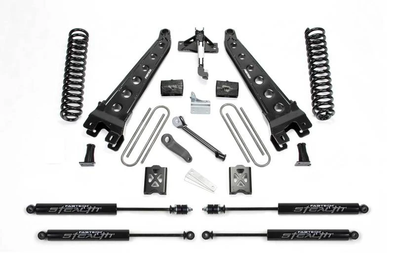 Fabtech 05-07 Ford F350 4WD 6-Zoll-Rad-Arm-System mit Coils & Stealth
