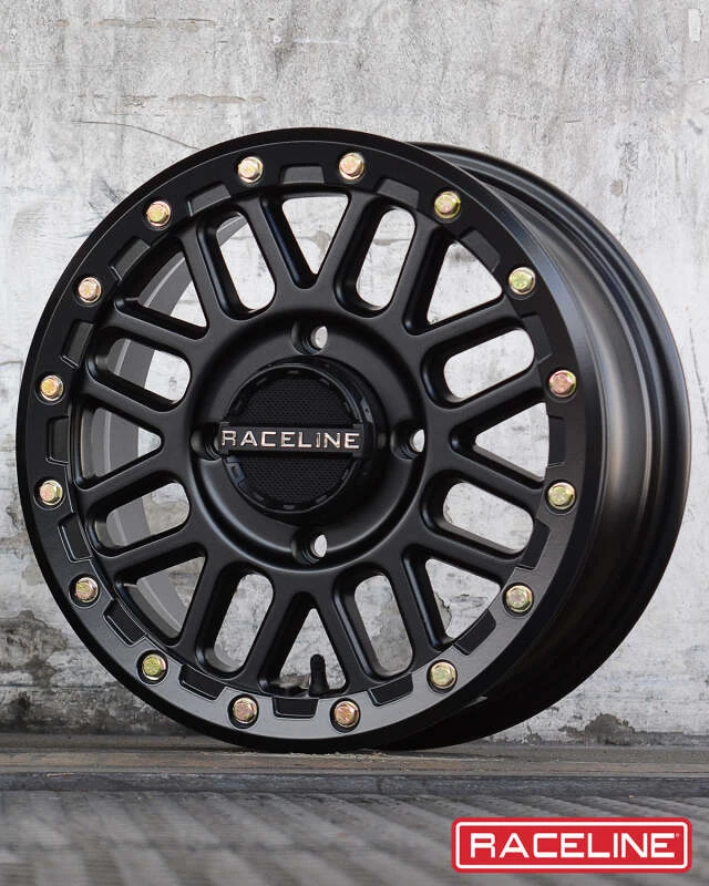 Raceline A92B Podium 15x6in / 4x137 BP / 40mm Offset / 110.18mm Bore - Satin Black Beadlock Wheel