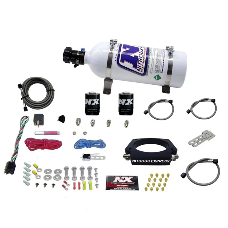 Nitrous Express GM LS 102mm Nitrous-Plate-Kit (50-400PS) mit 5lb-Flasche