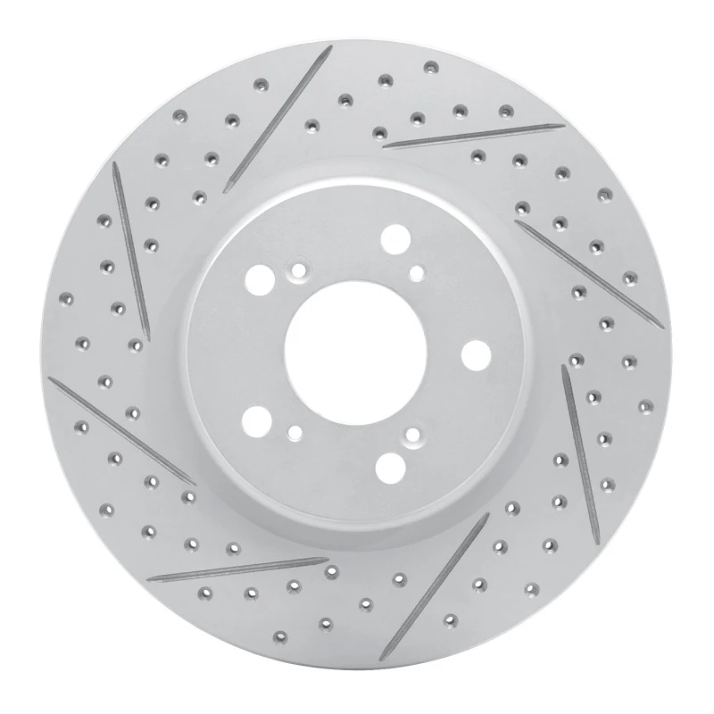 DFC 05-12 Acura Rl Front Left Drilled & Slotted Geoperformance Rotor