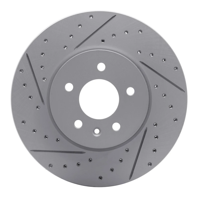 DFC 13-25 Cadillac Ct4 Front Left Drilled & Slotted Geoperformance Rotor