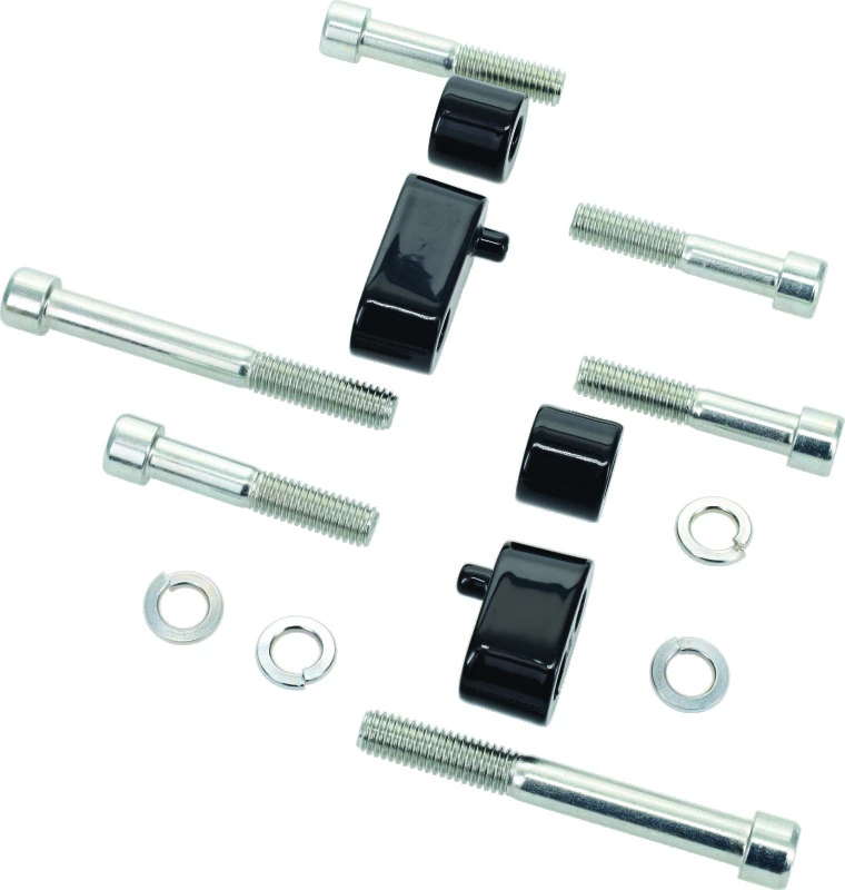 Kuryakyn Driver Floorboard Spacers für 09-Up Touring Modelle in Gloss Schwarz