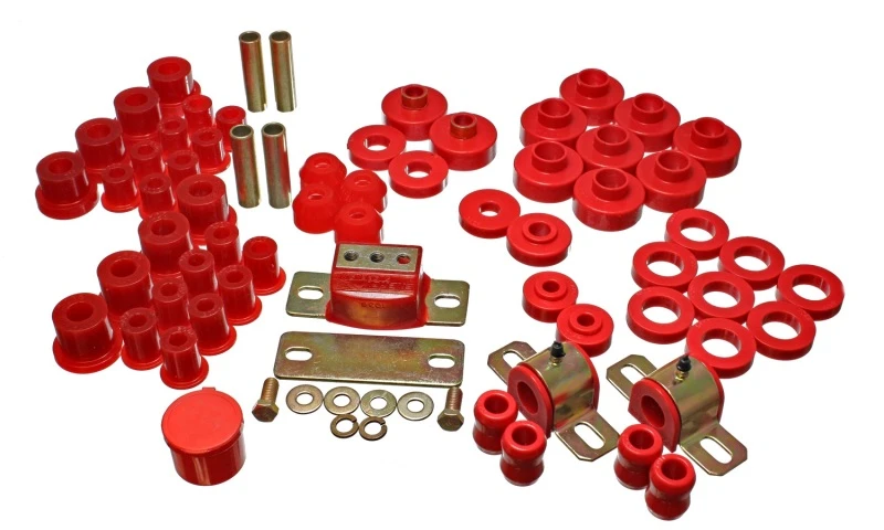 Energy Suspension 76-79 Jeep CJ/CJ7 Rote Hyper-Flex Master Bushing Set