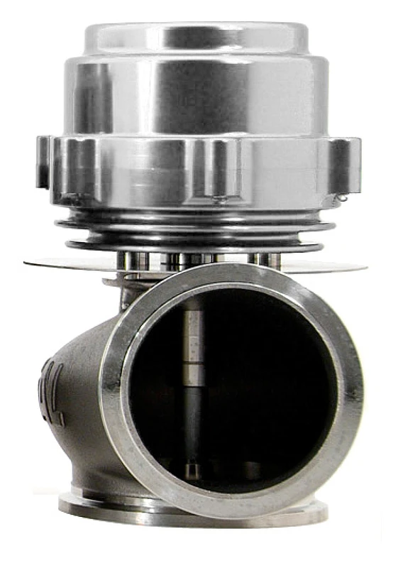 TiALSport V60 Wastegate 60mm 1.048 Bar (15.21 PSI) w/V-Band Clamps - Silber