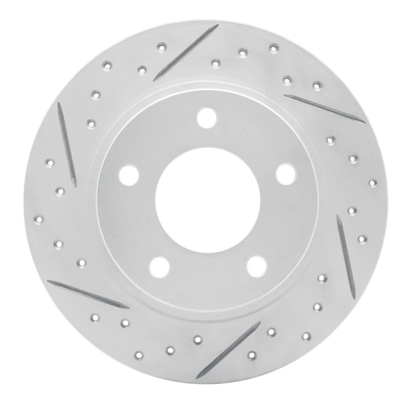 DFC 93-03 Ford Probe Rear Left Drilled & Slotted Geoperformance Rotor