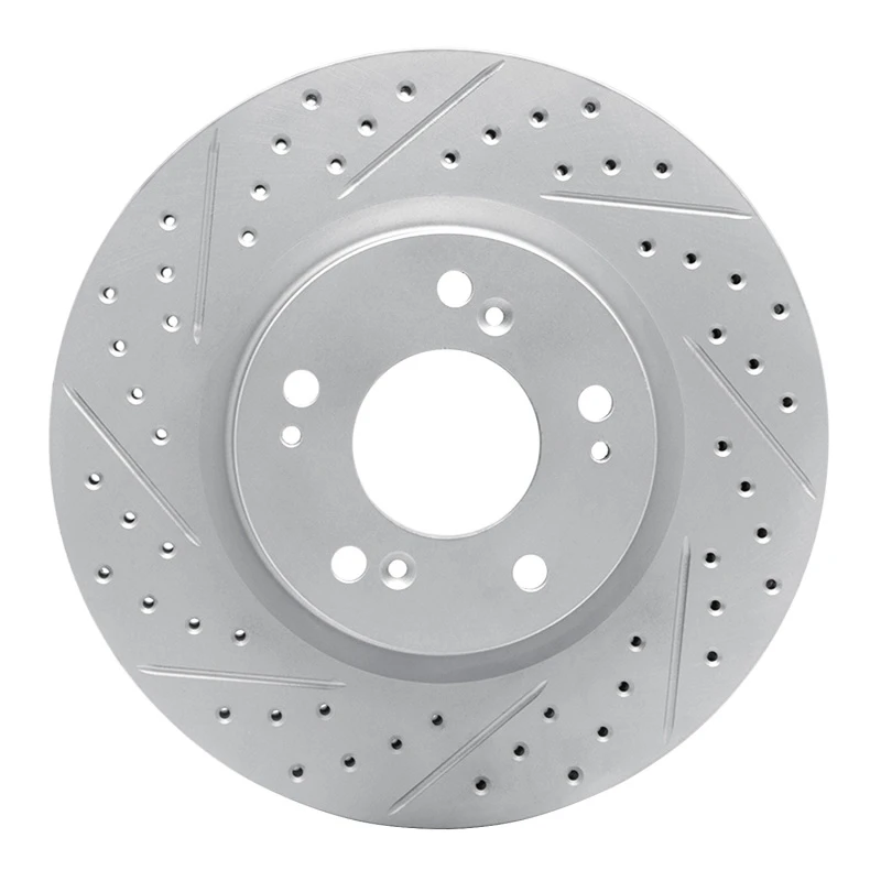 DFC 04-12 Mitsubishi Galant Front Left Drilled & Slotted Geoperformance Rotor