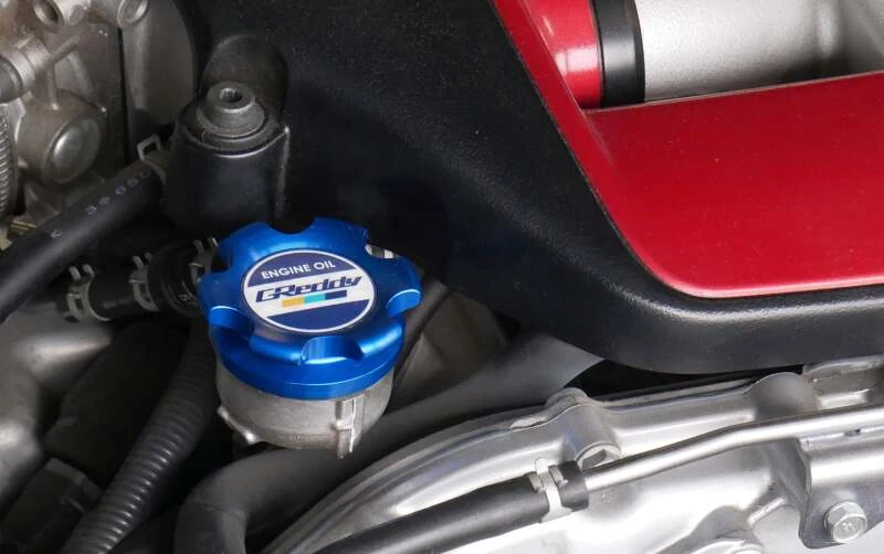 GReddy Type-B Öldeckel für Mazda M35-P4.0 – Blau