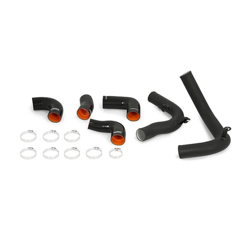 mishimoto_MMICP-MK7-15KWBK-6794071c6d067 Mishimoto 2015+ Volkswagen MK7 GTI / Golf R Intercooler Pipe Kit Wrinkle Black