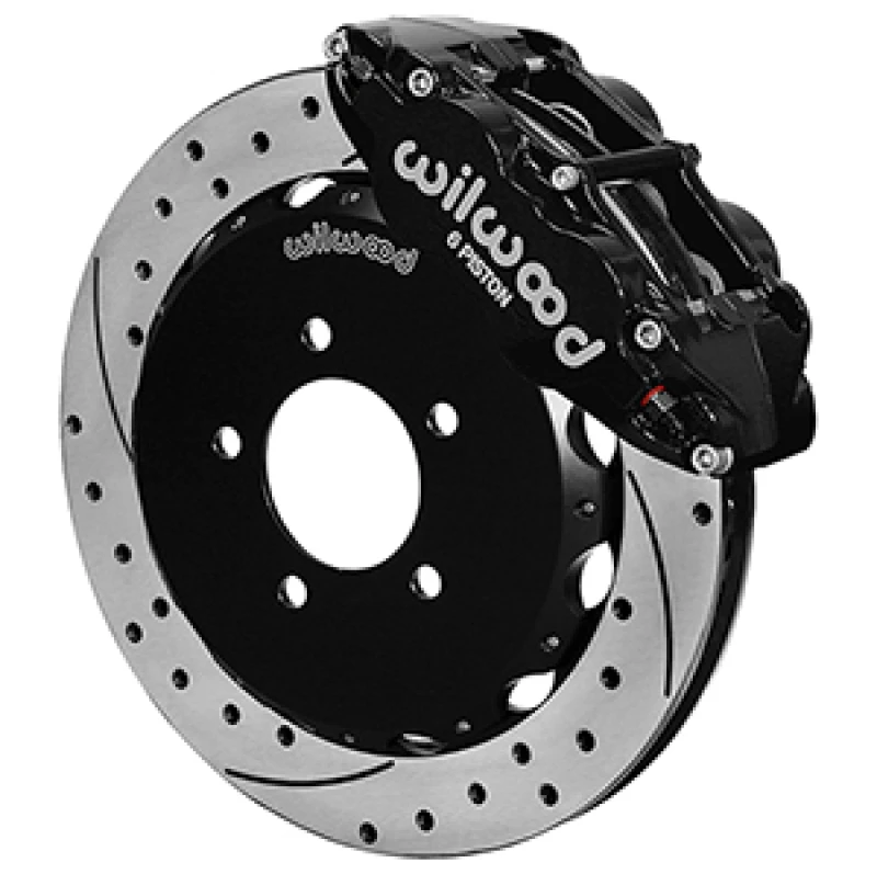 Wilwood 2013+ Honda Civic57mm Geschmiedete Narrow Superlite 6R Big Brake Vordere Bremse Kit - Gebohrte Rotoren