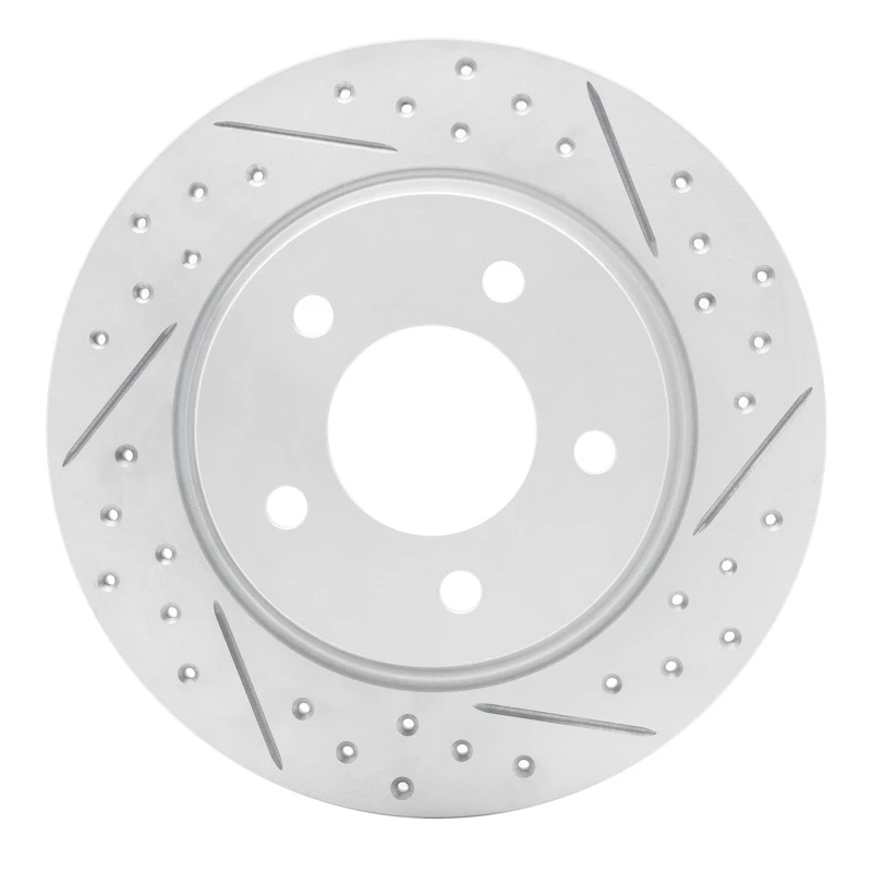 DFC 04-13 Mazda 3 Rear Right Drilled & Slotted Geoperformance Rotor