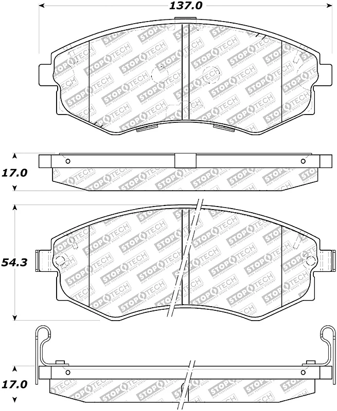 stoptech_305.07000-6794e13848afc StopTech Street Select Brake Pads - Rear