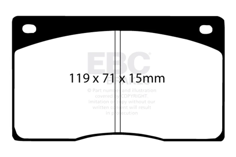 EBC 91-93 Jaguar XJS 4.0 Ultimax2 Front Brake Pads