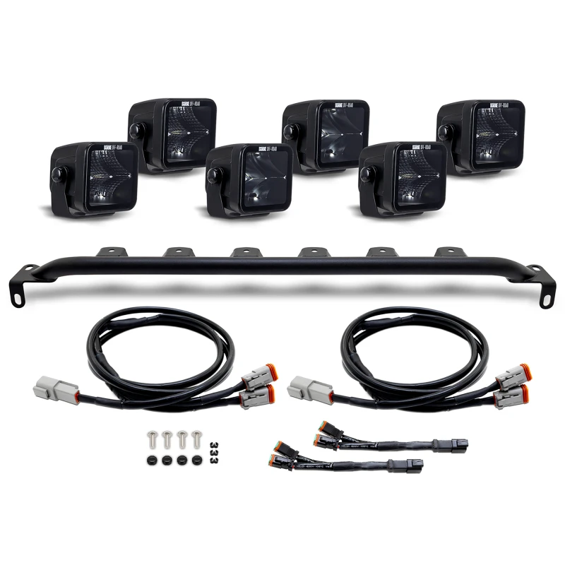 Borne Off-Road 2021+ Ford Bronco Direct Fit Light Pods - Mod Bumper - 6x Pods - Bumper - Up