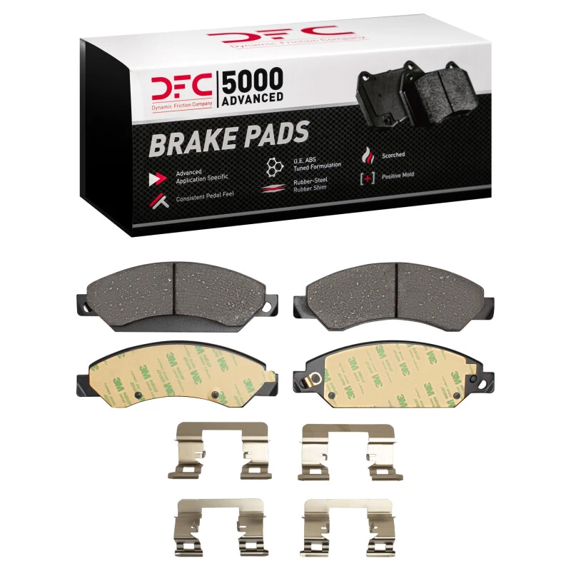 DFC 05-08 Cadillac Escalade ESV Front 5000 Advanced Ceramic Brake Pads and Hardware Kit