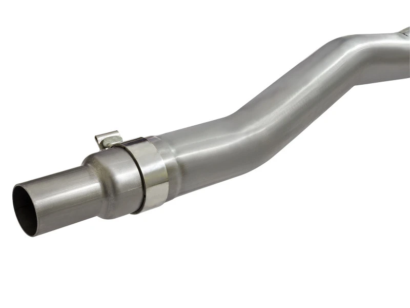 aFe MACHForce XP Auspuff Cat-Back SS-304 EXH mit polierten Endstücken 15-16 Ford Mustang EcoBoost 2.3L (t)