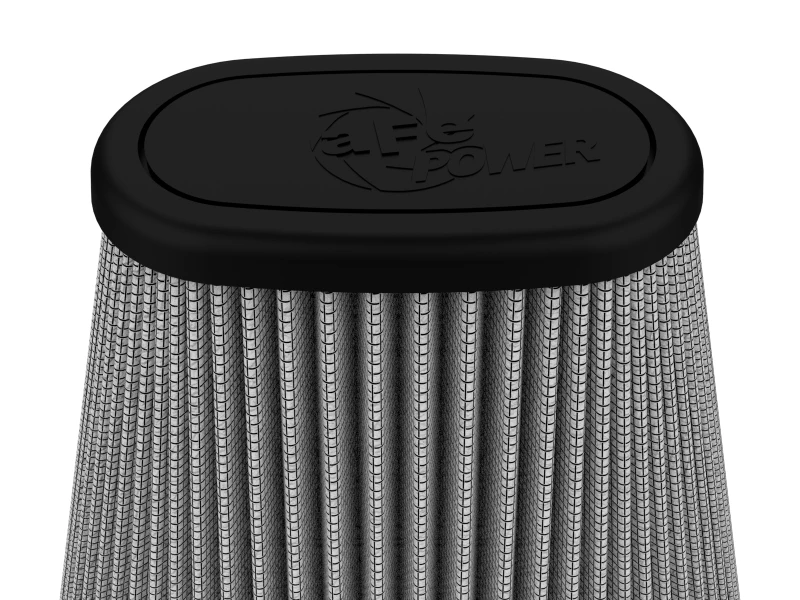 aFe Magnum FLOW Air Filter Pro DRY S (7-3/4x5-3/4in) F x (9x7in) B x (6x2-3/4in) T x (9-1/2in) H