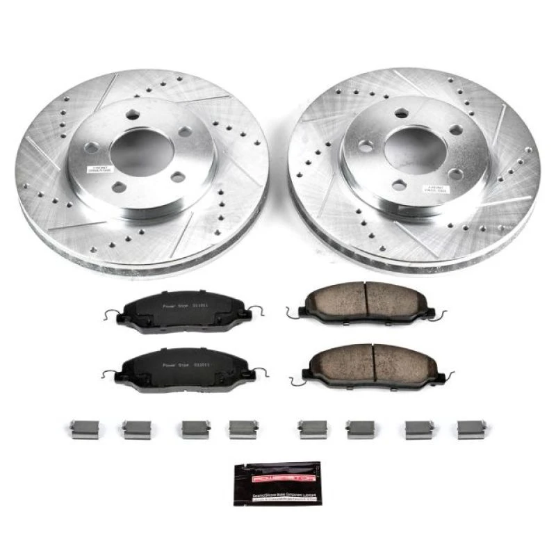 powerstop_K1382-67945f6eadc99 Power Stop 05-10 Ford Mustang Front Z23 Evolution Sport Brake Kit
