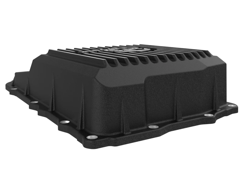 aFe POWER 21-24 RAM 1550 TRX Pro Series Transmission Pan Black w/ Machined Fins