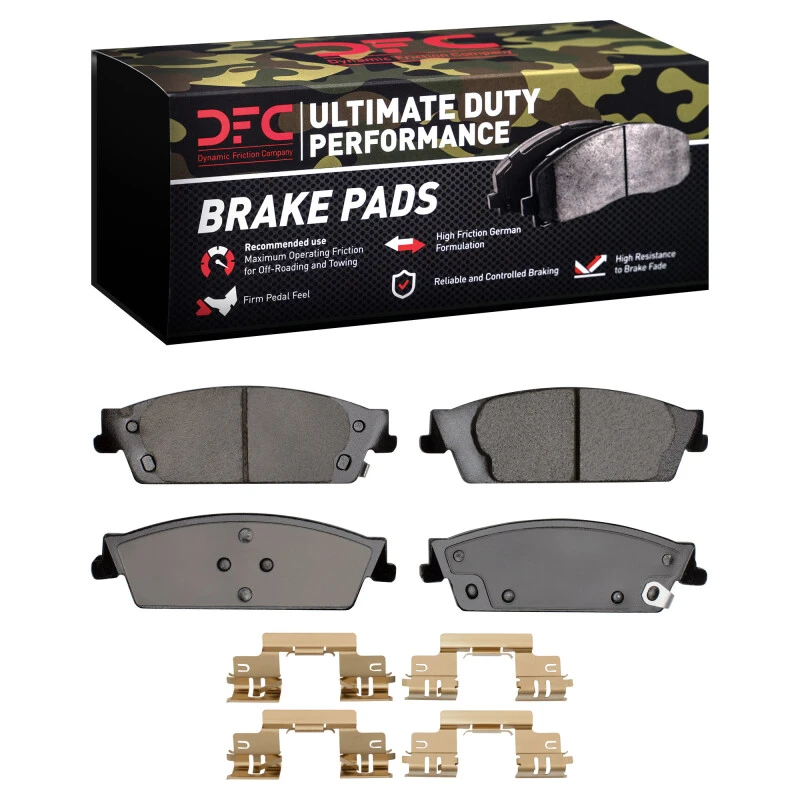 DFC 07-20 Cadillac Escalade EXT Rear Ultimate Duty Performance Brake Pads and Hardware Kit