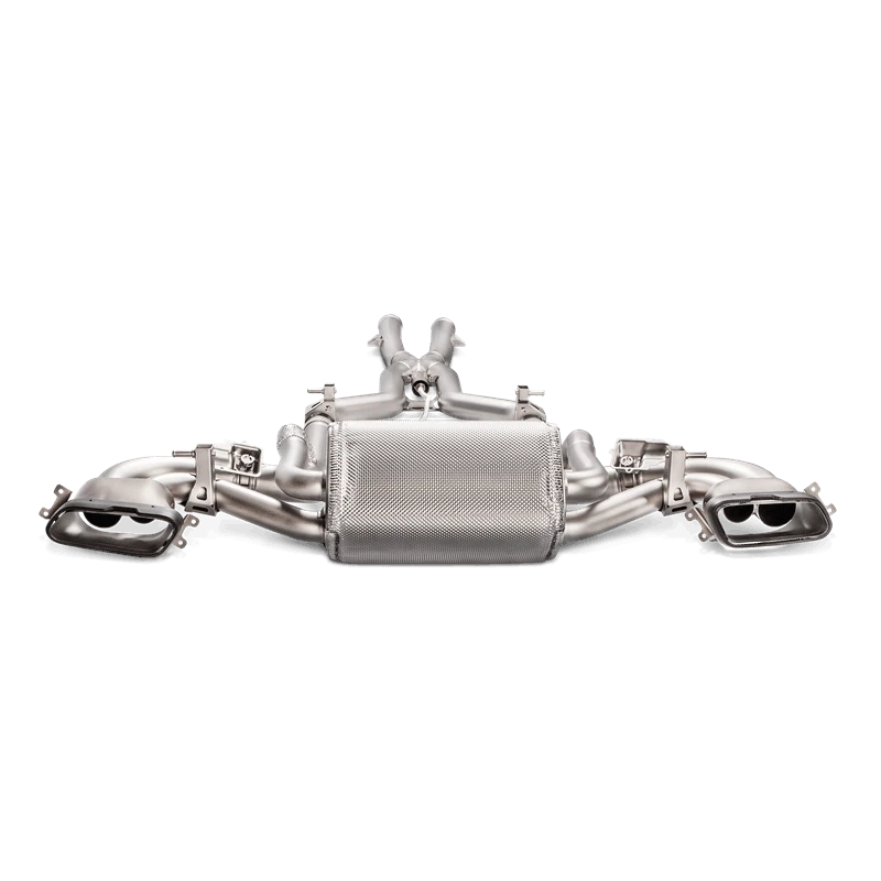 Akrapovic 2017+ Mercedes-AMG GT Roadster Evolution Line Cat Back (Titanium) w/Carbon Fiber Tips
