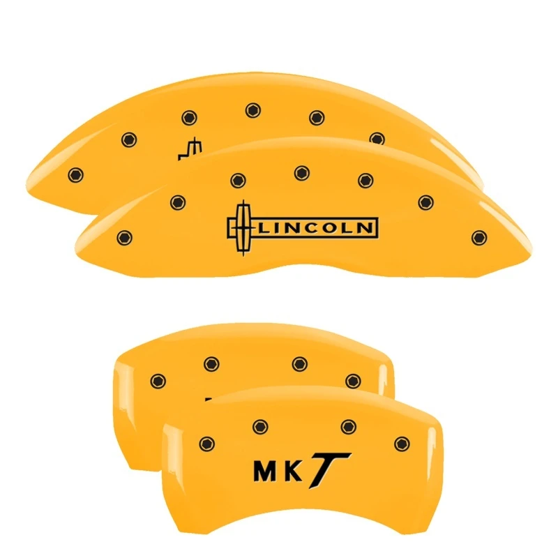mgp_36020SLMTYL-679681ac031d1 MGP 4 Caliper Covers Engraved Front Lincoln Engraved Rear MKT Yellow finish black ch
