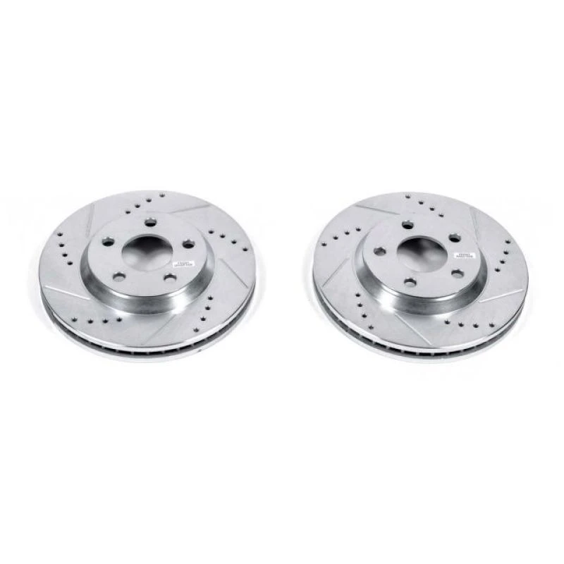 Power Stop 2005 Buick LeSabre Front Evolution Drilled & Slotted Rotors - Pair