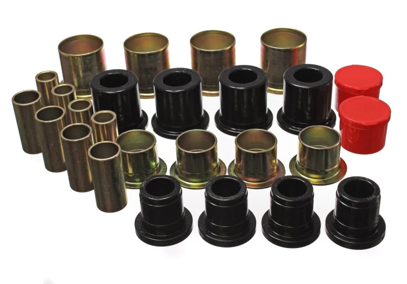 Energy Suspension 73-91 Ford K-5 Blazer/Denali XL/Suburban/Yukon Schwarzes Vordere Kontrollarm-Buchsen-Set