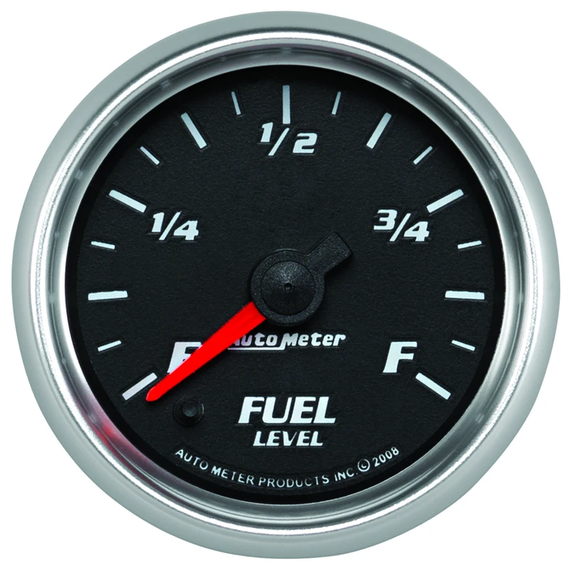 Autometer Pro-Cycle Gauge Fuel Level 2 1/16in 0-280 Programmable Black