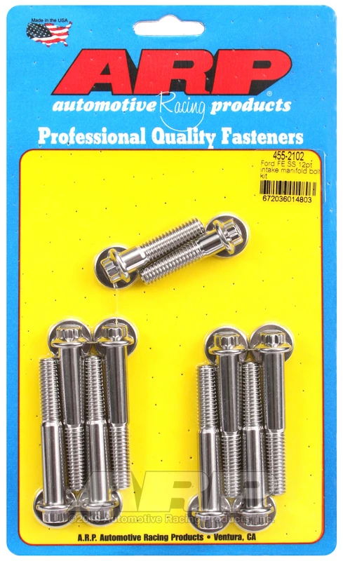 ARP Intake Manifold Bolt Kit for Ford FE SS