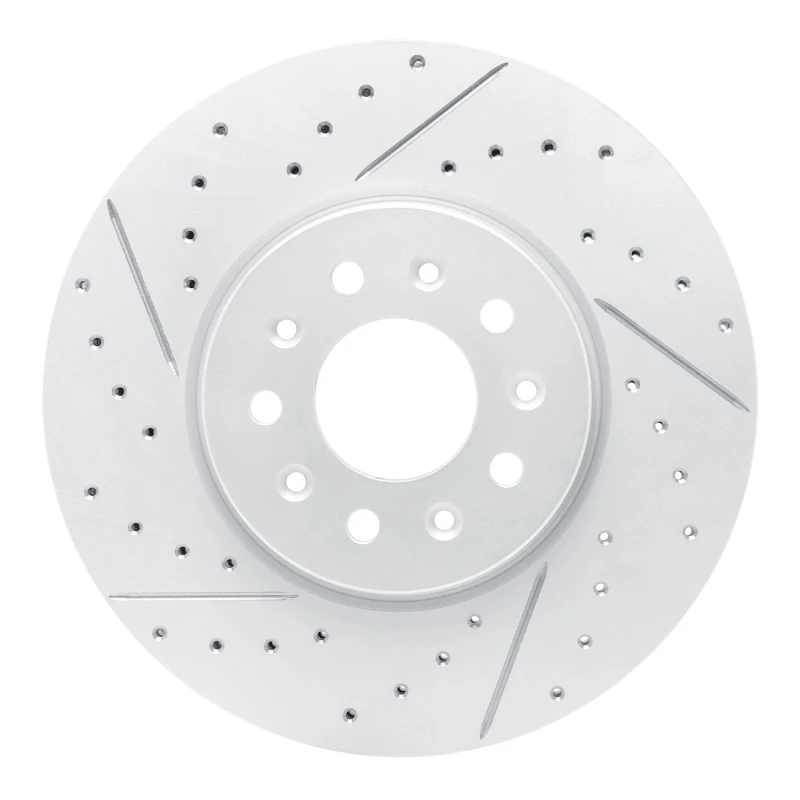 DFC 16-21 Buick Lacrosse Front Left Drilled & Slotted Geoperformance Rotor