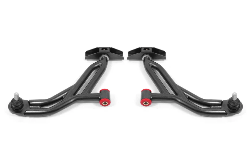 BMR Suspension 05-14 Ford Mustang Untere A-Arme - Schwarz Hammertone - Nicht einstellbar