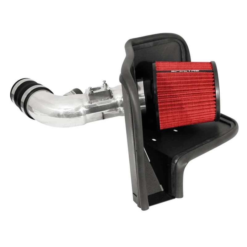 Spectre 09-14 Toyota Corolla 1.8L Luftansaugkit - Poliert mit rotem Filter