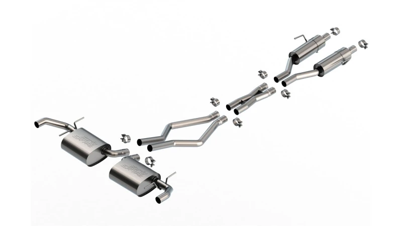 Borla S-TYPE Cat-Back Auspuff für 22-24 Jeep Grand Cherokee Overland Summit V6 2WD & 4WD