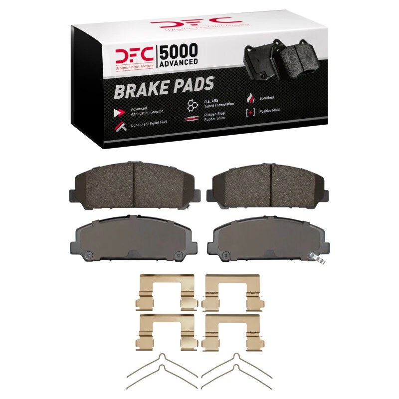 DFC 05-24 Nissan Titan Front 5000 Advanced Ceramic Brake Pads and Hardware Kit