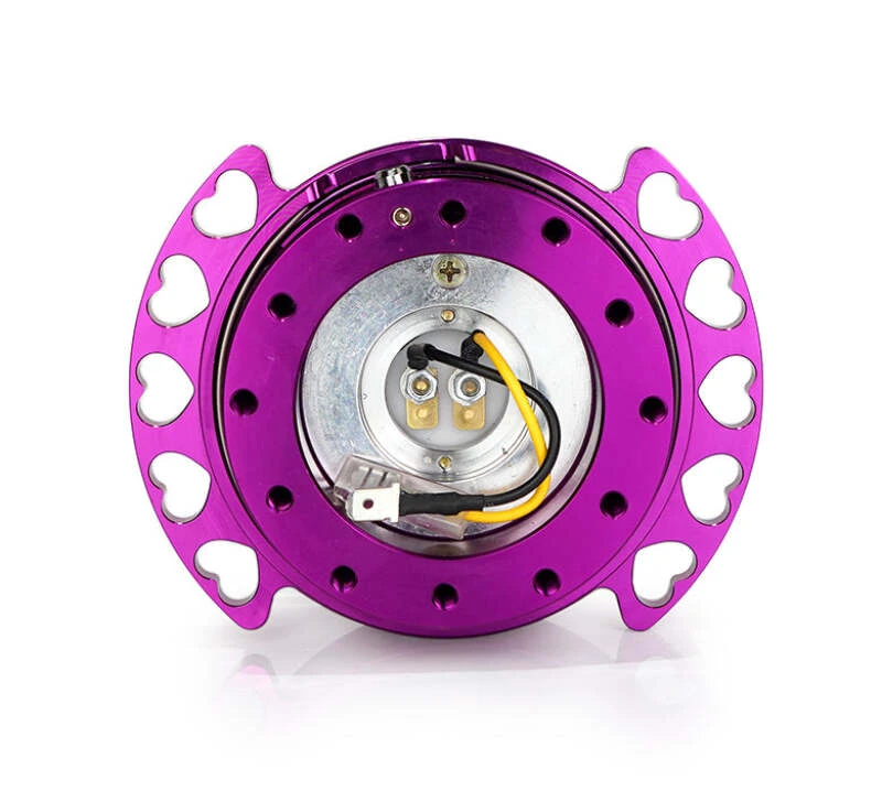 NRG Quick Release Kit - Purple Body/Purple Heart Cutout Ring