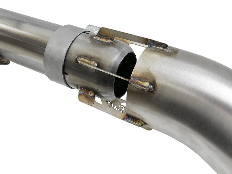 aFe MACH Force-XP 3 Zoll 409 Edelstahl Cat-Back Auspuffanlage mit polierter Spitze 16-18 GM Colorado/Canyon I4-2.8L (td) LWN