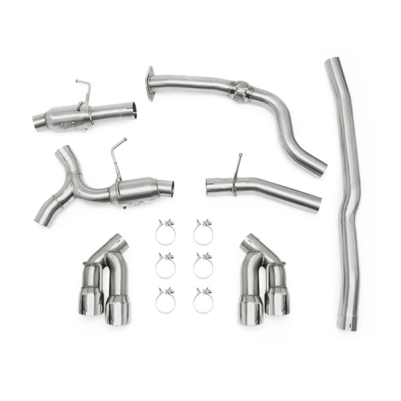 Mishimoto 2016+ Chevrolet Camaro 2.0T Quad-Polierter Tip Cat-Back Auspuff