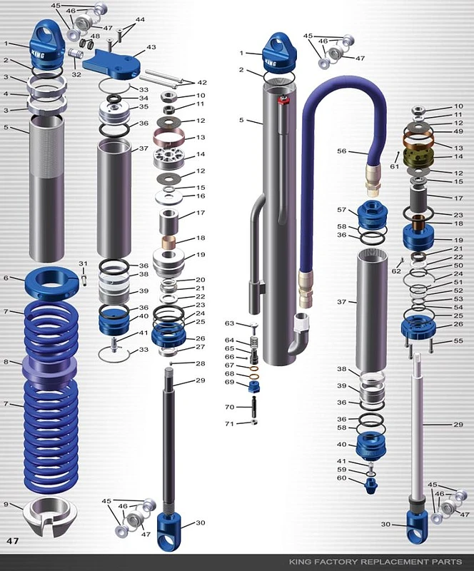 King Shocks Top-Out-Washer 1.500 OD w/.812 Bw