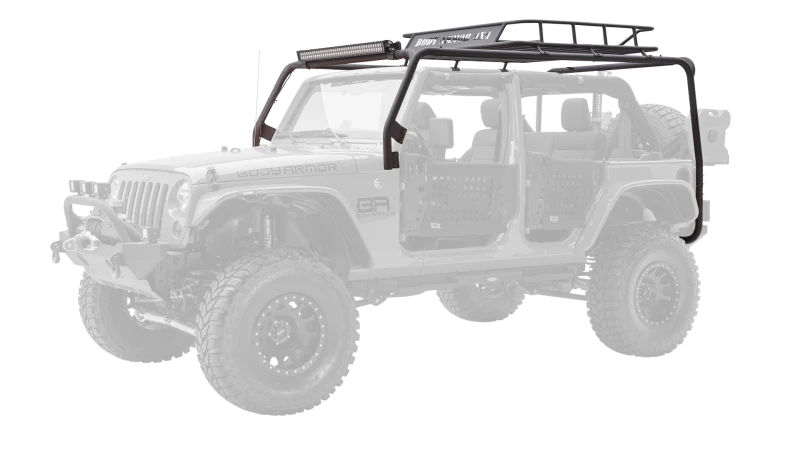Body Armor 4x4 Cargo Roof Rack für Jeep Wrangler JK 2/4-Türer