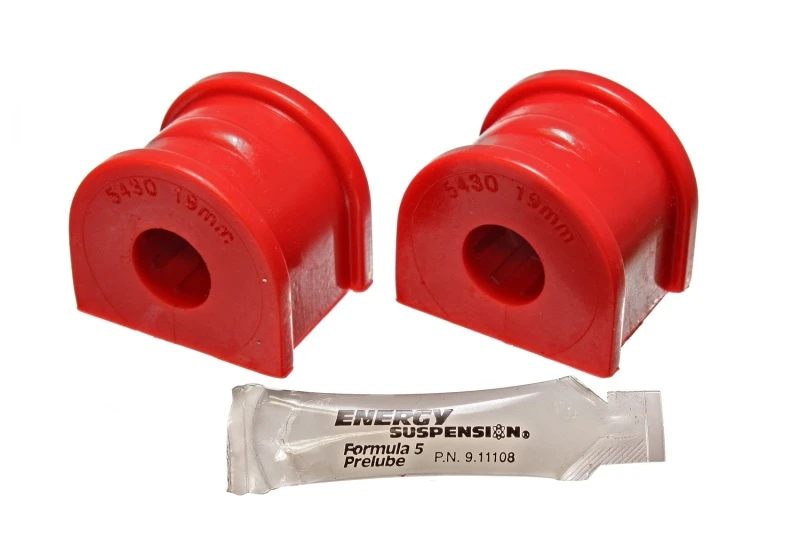 Energy Suspension 97-04 Chevy Corvette Rote 19mm Hinterachs-Stabilisator-Buchsen-Set - Wiederverwenden von OE-Haltern