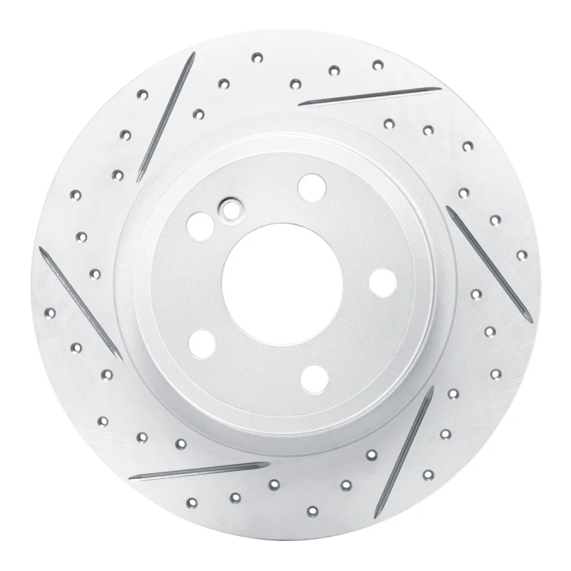 DFC 14-20 Infiniti Qx30 Rear Left Drilled & Slotted Geoperformance Rotor