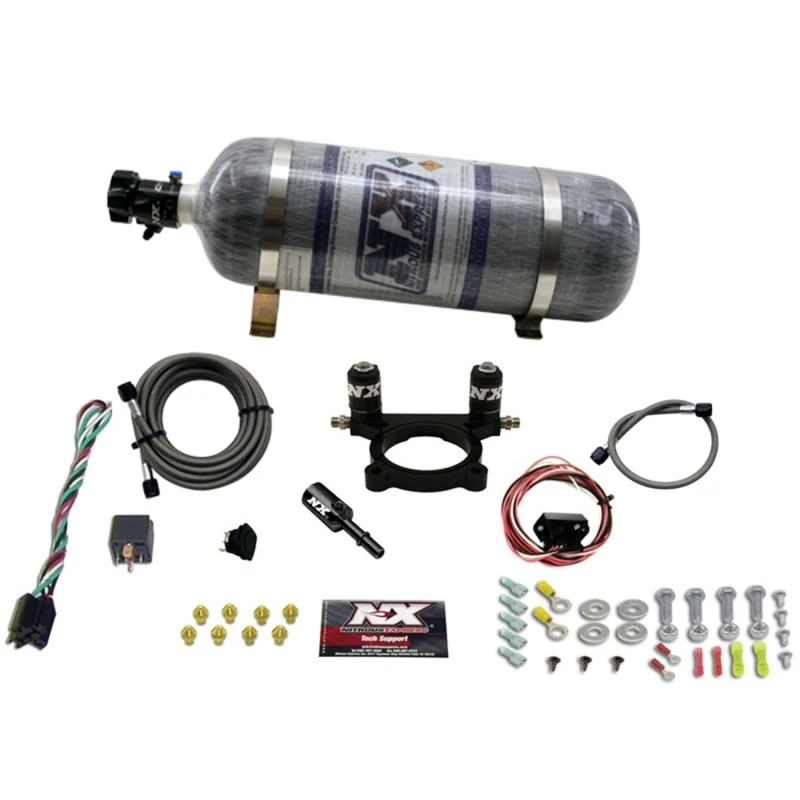 Nitrous Express Nitrous-Plattensystem (35-100PS) mit Komposit-Flasche für 2013+ Subaru BRZ