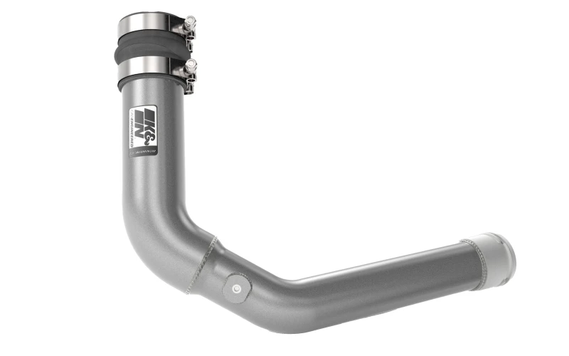 K&N Aluminium-Ladungsrohr-Kit - Gunmetal Grau für 22-23 Subaru WRX 2.4L H4
